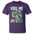 Funny St. Patrick's Day T Shirt Kiss Me I'm iRizz Shamrock