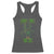 Funny St. Patrick's Day Racerback Tank Top Kiss Me I'm iRizz Cool Leprechaun