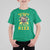 Funny St. Patrick's Day T Shirt For Kid Skibidi St. Patrizz Cute Dog Leprechaun