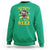 Funny St. Patrick's Day Sweatshirt Skibidi St. Patrizz Cute Dog Leprechaun