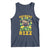 Funny St. Patrick's Day Tank Top Skibidi St. Patrizz Cute Dog Leprechaun