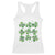 Funny St. Patrick's Day Racerback Tank Top Shamrock Lit Rizz Sigma Skibidi Rizzler No Cap Alpha