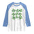 Funny St. Patrick's Day Raglan Shirt Shamrock Lit Rizz Sigma Skibidi Rizzler No Cap Alpha