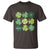 Funny St. Patrick's Day T Shirt Lit Rizz Sigma Skibidi Rizzler No Cap Alpha