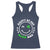 Funny St. Patrick's Day Racerback Tank Top Happy St Pat Rizz Day Shamrock Lucky Face