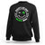 Funny St. Patrick's Day Sweatshirt Happy St Pat Rizz Day Shamrock Lucky Face