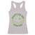 Funny St. Patrick's Day Racerback Tank Top Happy St Pat Rizz Day Lucky Shamrock Face