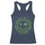 Funny St. Patrick's Day Racerback Tank Top Happy St Pat Rizz Day Lucky Shamrock Face