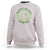 Funny St. Patrick's Day Sweatshirt Happy St Pat Rizz Day Lucky Shamrock Face