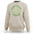 Funny St. Patrick's Day Sweatshirt Happy St Pat Rizz Day Lucky Shamrock Face