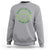 Funny St. Patrick's Day Sweatshirt Happy St Pat Rizz Day Lucky Shamrock Face