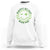 Funny St. Patrick's Day Sweatshirt Happy St Pat Rizz Day Lucky Shamrock Face