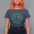 Funny St. Patrick's Day T Shirt For Women Happy St Pat Rizz Day Lucky Shamrock Face