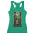 St. Patrick's Day Racerback Tank Top Saint Patrick Art Aesthetic Stained Glass