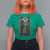 St. Patrick's Day T Shirt For Women Saint Patrick Art Aesthetic Stained Glass