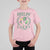 St. Patrick's Day T Shirt For Kid Feelin' Lucky Vibes Shamrock Coquette Bow