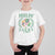 St. Patrick's Day T Shirt For Kid Feelin' Lucky Vibes Shamrock Coquette Bow