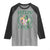 St. Patrick's Day Raglan Shirt Feelin' Lucky Vibes Shamrock Coquette Bow