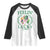 St. Patrick's Day Raglan Shirt Feelin' Lucky Vibes Shamrock Coquette Bow