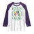 St. Patrick's Day Raglan Shirt Feelin' Lucky Vibes Shamrock Coquette Bow