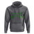 St. Patrick's Day Hoodie Good Luck And Good Vibes Shamrock Coquette Bow