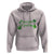 St. Patrick's Day Hoodie Good Luck And Good Vibes Shamrock Coquette Bow