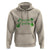 St. Patrick's Day Hoodie Good Luck And Good Vibes Shamrock Coquette Bow