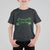 St. Patrick's Day T Shirt For Kid Good Luck And Good Vibes Shamrock Coquette Bow