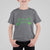 St. Patrick's Day T Shirt For Kid Good Luck And Good Vibes Shamrock Coquette Bow