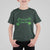 St. Patrick's Day T Shirt For Kid Good Luck And Good Vibes Shamrock Coquette Bow