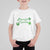 St. Patrick's Day T Shirt For Kid Good Luck And Good Vibes Shamrock Coquette Bow