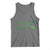 St. Patrick's Day Tank Top Good Luck And Good Vibes Shamrock Coquette Bow