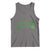 St. Patrick's Day Tank Top Good Luck And Good Vibes Shamrock Coquette Bow