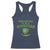 Funny St. Patrick's Day Racerback Tank Top Wee Little Hooligan Shamrock Leprechaun Hat