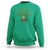 Funny St. Patrick's Day Sweatshirt Wee Little Hooligan Shamrock Leprechaun Hat