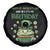 Funny St. Patrick's Day And Birthday Spare Tire Cover Shamrock Cupcake Leprechaun