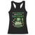 Funny St. Patrick's Day And Birthday Racerback Tank Top Shamrock Cupcake Leprechaun