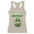 Funny St. Patrick's Day And Birthday Racerback Tank Top Shamrock Cupcake Leprechaun