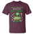 Funny St. Patrick's Day And Birthday T Shirt Shamrock Cupcake Leprechaun