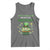 Funny St. Patrick's Day And Birthday Tank Top Shamrock Cupcake Leprechaun