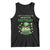 Funny St. Patrick's Day And Birthday Tank Top Shamrock Cupcake Leprechaun