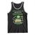 Funny St. Patrick's Day And Birthday Tank Top Shamrock Cupcake Leprechaun