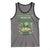 Funny St. Patrick's Day And Birthday Tank Top Shamrock Cupcake Leprechaun