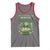 Funny St. Patrick's Day And Birthday Tank Top Shamrock Cupcake Leprechaun