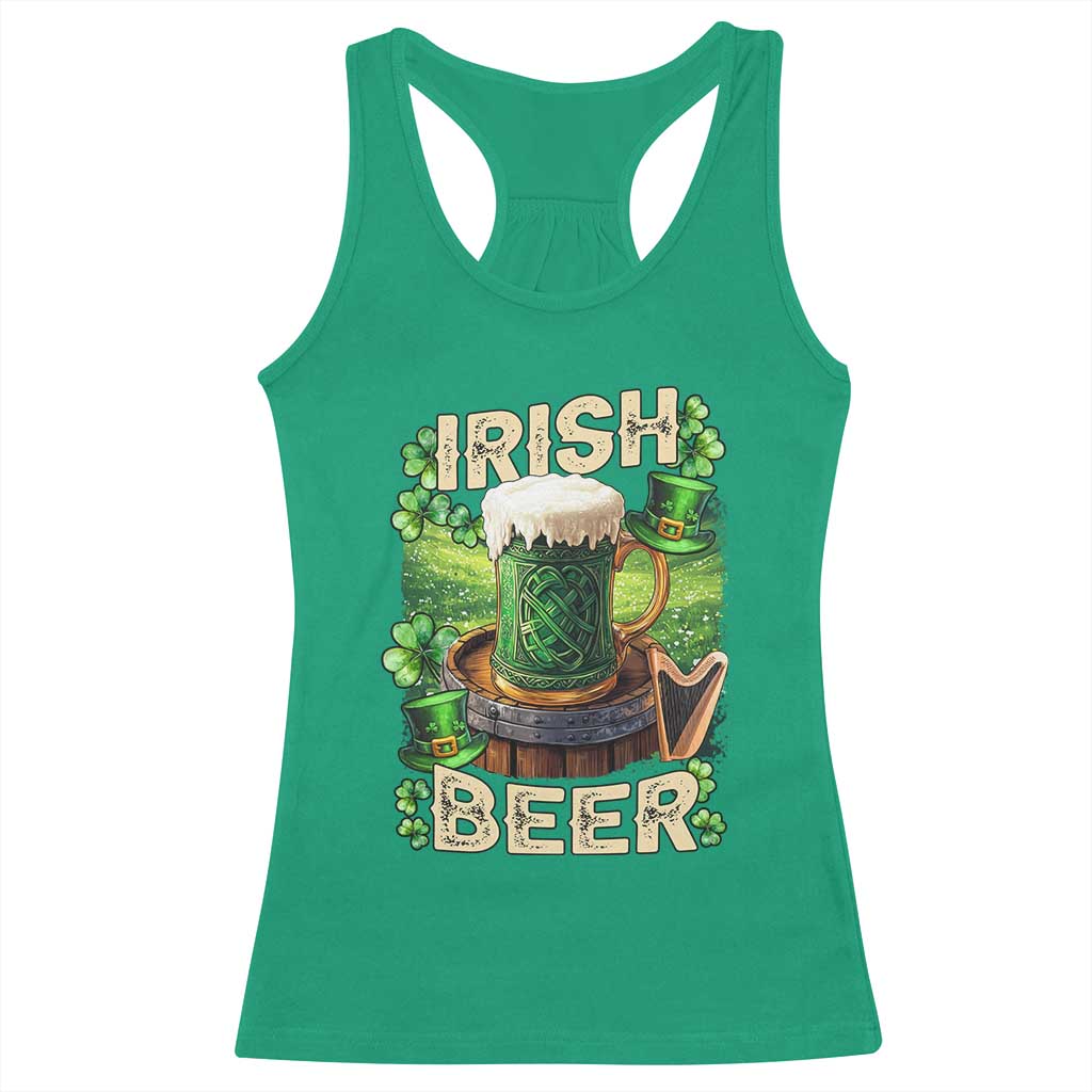 Funny St. Patrick's Day Irish Beer Racerback Tank Top