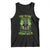 Funny Irish Beer Tank Top The Devil Whispered I'm Coming For You I Whisper Back Bring Beer