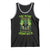 Funny Irish Beer Tank Top The Devil Whispered I'm Coming For You I Whisper Back Bring Beer