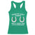 Funny St. Patrick's Day Racerback Tank Top Touch My Lucky Charm