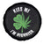 Funny St. Patrick's Day Cannabis Spare Tire Cover Kiss Me I'm Highrish