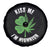 Funny St. Patrick's Day Cannabis Spare Tire Cover Kiss Me I'm Highrish